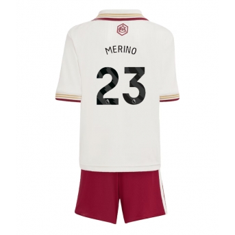 Billige Fotballdrakt Arsenal Mikel Merino #23 Replika Tredjedraktsett Barn 2025-26 Kortermet (med bukser)